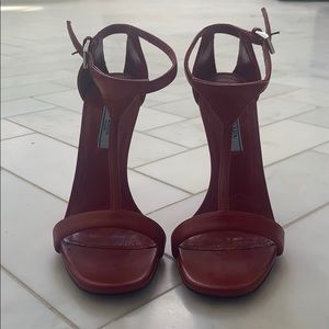Red Prada Pumps